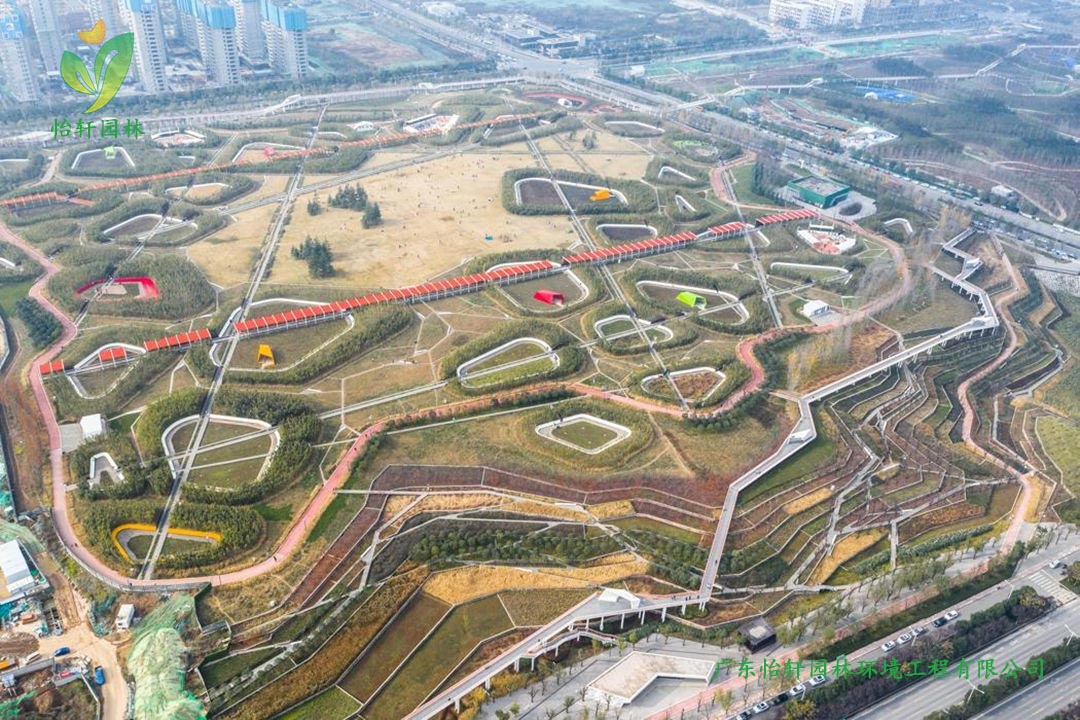 西安皂河生態公園景觀設計改造效果圖