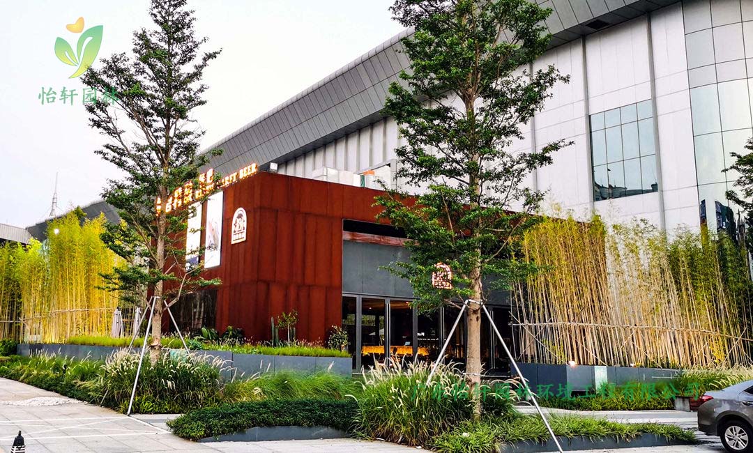 1東莞名家居世博園企業綠化工程改造案例展示圖