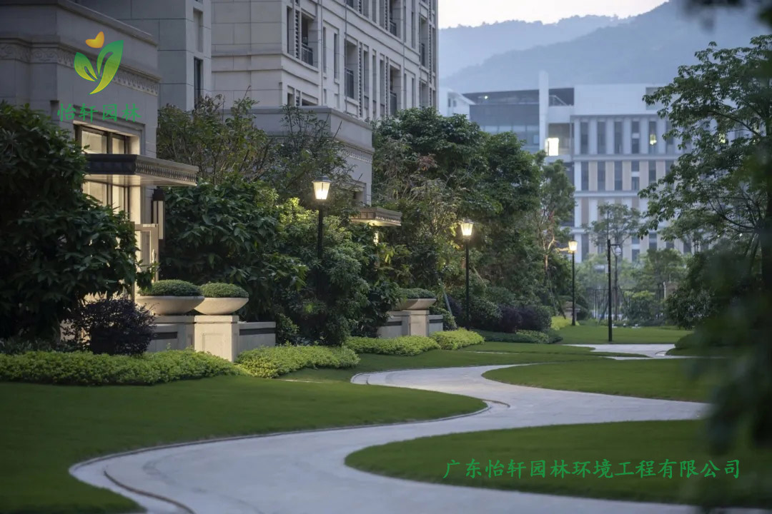 肇慶中?！ば鲁?號小區景觀綠化設計案例