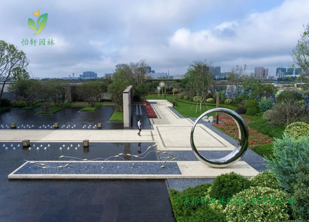 綠地·海玥公館小區綠化景觀設計效果圖