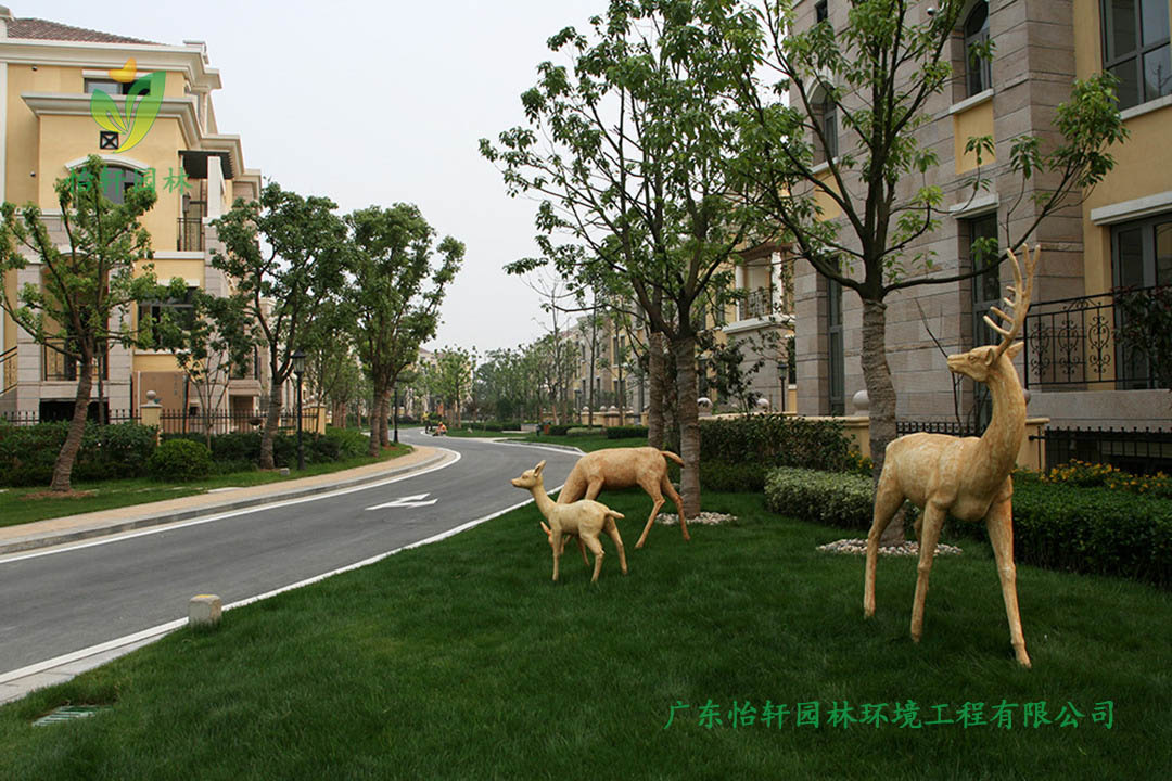 碧桂園華府別墅綠化景觀設計實景圖